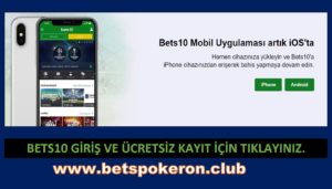 Bets10, Betsson, Mobil, Mobile, Cep, Android, Apk, İos, İphone